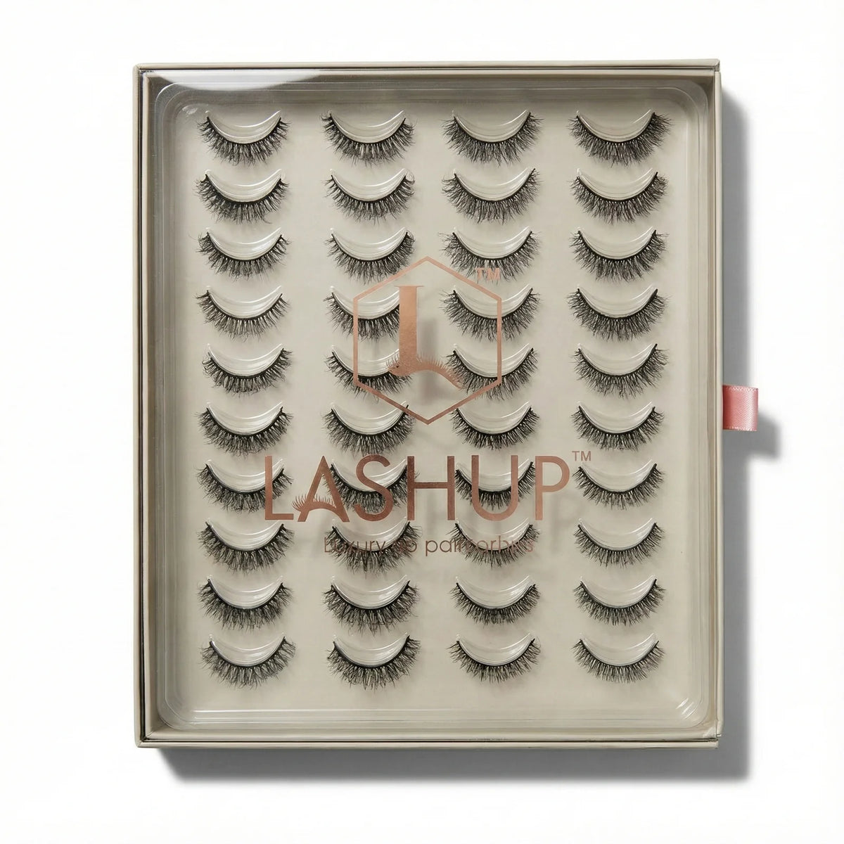 20 pair faux mink lashes box